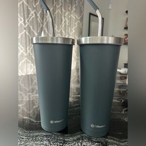 Vitamix Double-Wall Insulated Stainless Steel Tumbler Set